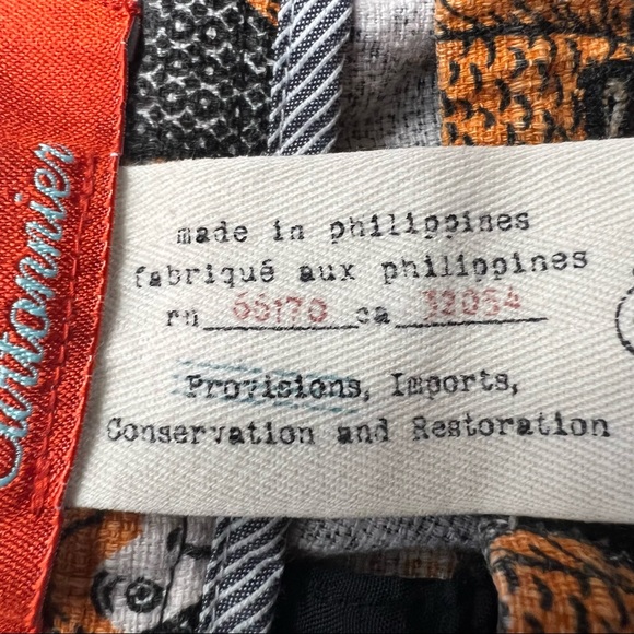 Anthropologie Cartonnier Fish Patterned Ankle Pants - Picture 16 of 16